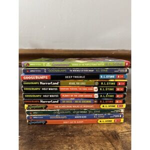 Lot Of 11 Goosebumps Books